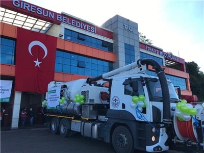 Giresun Belediyesi´ne Vactor Teslimi Yapıldı